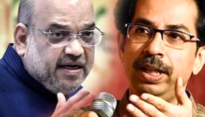 Amit Shah: 'उद्धव ठाकरेंनी धोका दिला'; नांदेडमधून अमित शहांची सडकून टीका, म्हणाले...
