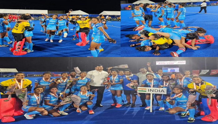 #AsiaCup2023 : पोरींनी करुन दाखवलं! हॉकी महिला ज्युनियर आशिया चषकावर कोरलं नाव, पंतप्रधानांकडून कौतुक 