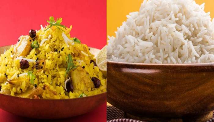 Poha VS Rice : पोहे की भात? आरोग्यासाठी काय अधिक फायदेशीर? 