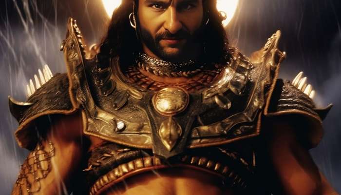  Saif Ali Khan, Ravan, AI,AI photos,  VFX , Adipurush, Adipurush Film,Prabhas, Kriti Senon,Saif Ali Khan as Ravan, Midjourney AI , Adobe Photoshop,