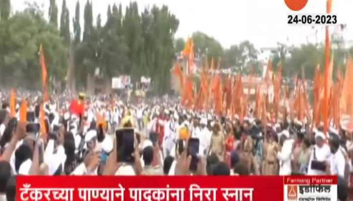 Sant Tukaram Palkhi Third Gol Ringan At Akluj