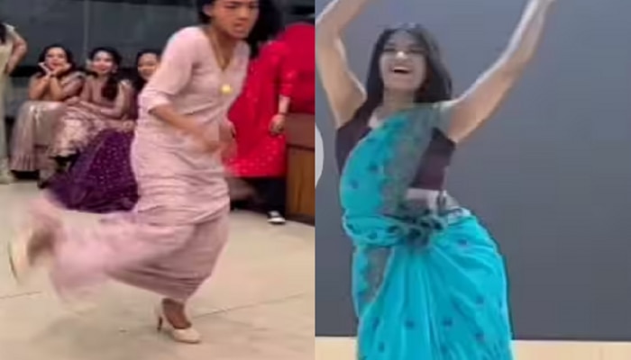 Dance Viral Video : साडी आणि हील्स घातली म्हणून काय झालं? &#039;या&#039; तरुणींचा डान्स पाहून व्हाल अवाक्