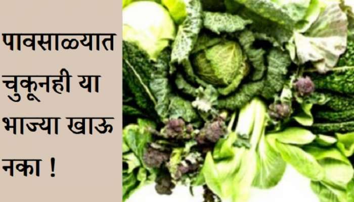 Monsoon : पावसाळ्यात &#039;या&#039; भाज्या खाऊ नका? आरोग्य बिघडू शकते !