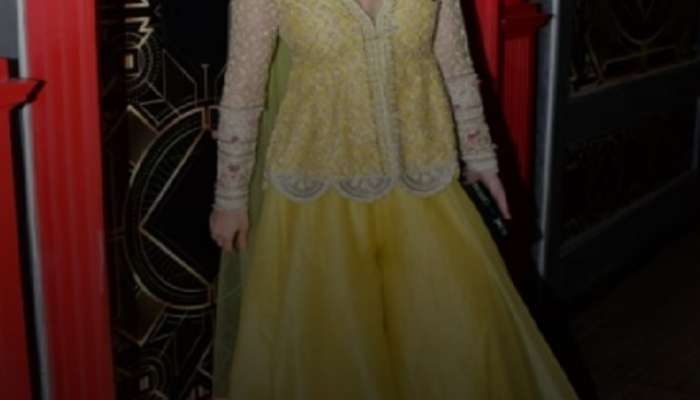 Sara Ali khan ethnic look yellow sharara