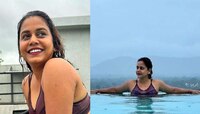 हेमांगी कवीनं इंटरनेटवर लावली आग! स्विमिंग पूलमधले बिकीनी फोटो केले शेअर