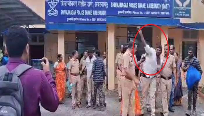 कुख्यात गुंडाने पोलिसांसमोरच पत्रकाराच्या टाळक्यात घातला दगड; पाहा धक्कादायक VIDEO