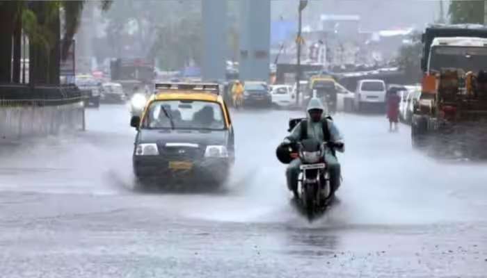 Mumbai Rains : मुंबईत पावसाची संततधार, ठाणे ते मुंबईच्या दिशेने वाहतूक कोंडी