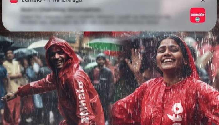 Zomato delivery agents dancing in Mumbai