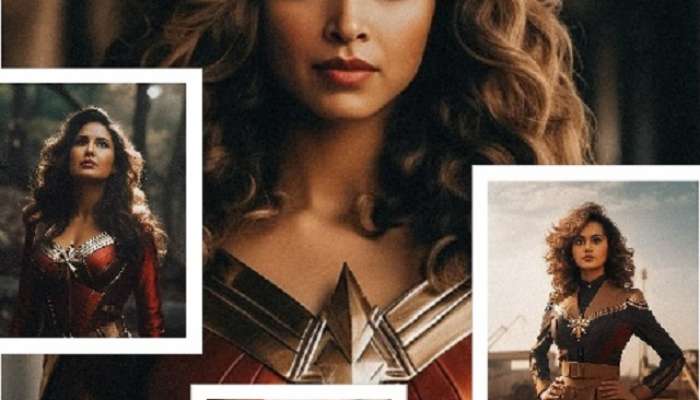 Captain Marvel च्या लूकमधे भारतीय अभिनेत्री कशा दिसतील? पाहा AI चे भन्नाट फोटो