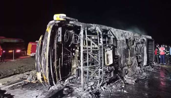Buldhana Accident : 25 जण होरपळलेल्या बसचा चालक मद्यधुंद अवस्थेत पळवत होता गाडी; अहवालातील माहिती