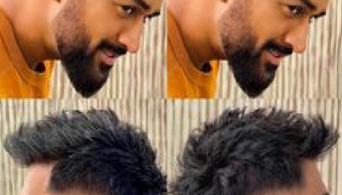 MS Dhoni Hairstyles Photos