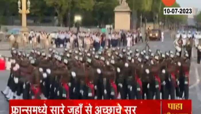 Indian Army Parade At France Bistal Day