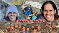 Photos: सायना नेहवालने आईसह केली अमरनाथ यात्रा; दोघींच्याही इच्छाशक्तीला कराल सलाम