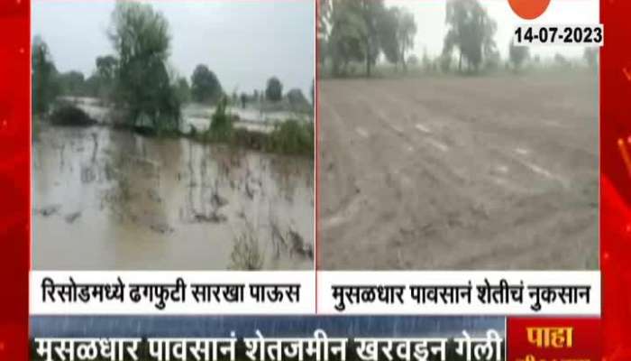 Washim Clod Burst rain in maharashtra