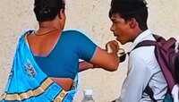 Viral Video: शेवटी आई ती! पोटच्या लेकाला प्रेमाने भरवला घास; पाहा व्हिडीओ