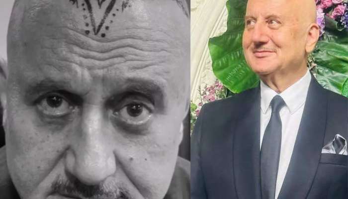 Anupam Kher यांनी चक्क डोक्यावर काढला टॅट्यू! व्हिडीओ व्हायरल 