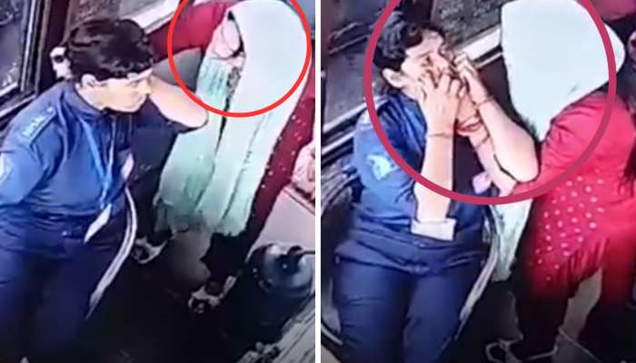 VIDEO: टोल कर्मचारी महिलेचे तोंड दाबले, केसाना पकडून खुर्चीसह खाली पाडले, महिलेनेच केली अमानुष मारहाण  