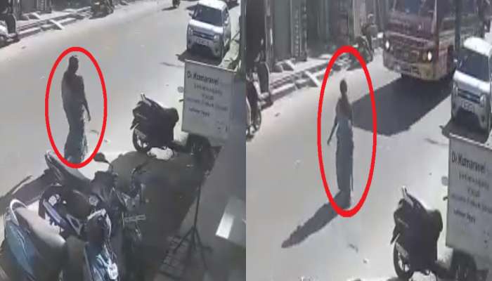 मुलाला कॉलेजमध्ये फी भरता यावी म्हणून आईने दिला जीव; धक्कादायक प्रकार CCTV मध्ये कैद