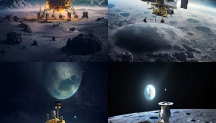 Chandrayan-3 चंद्रावर उतरल्यावर कसं दिसेल? AI ने तयार केले भन्नाट फोटो