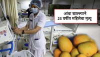 आंबा खाल्ल्याने 23 वर्षीय विवाहित महिलेचा मृत्यू; 4 दिवस देत होती मृत्यूशी झुंज