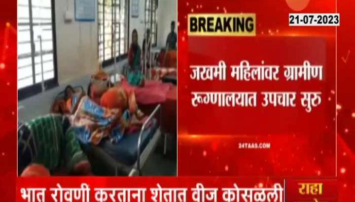 25 women injured due to lightening in Bhandara