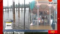 नृसिंहवाडीतील दत्त मंदिरात कृष्णा नदीचं पाणी