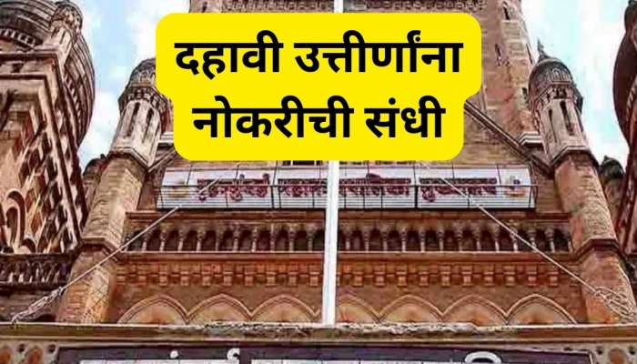 BMC Job: मुंबई पालिकेत दहावी उत्तीर्णांना नोकरी, 25 हजारपर्यंत मिळेल पगार; मराठी येणाऱ्यांना प्राधान्य