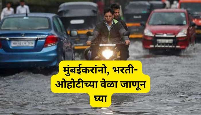 Heavy Rain: मुंबई शहर, उपनगरात जोरदार पाऊस, घरातून बाहेर पडण्यापुर्वी भरती-ओहोटीच्या वेळा जाणून घ्या 