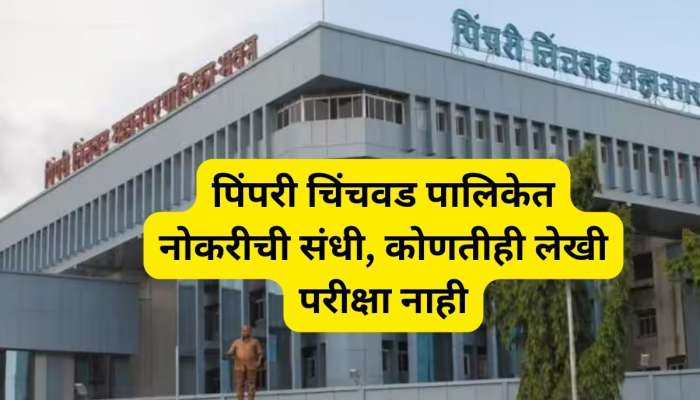 PCMC Job: पिंपरी चिंचवड महानगरपालिकेत भरती, लेखी परीक्षा नाही; 80 हजारपर्यंत मिळेल पगार