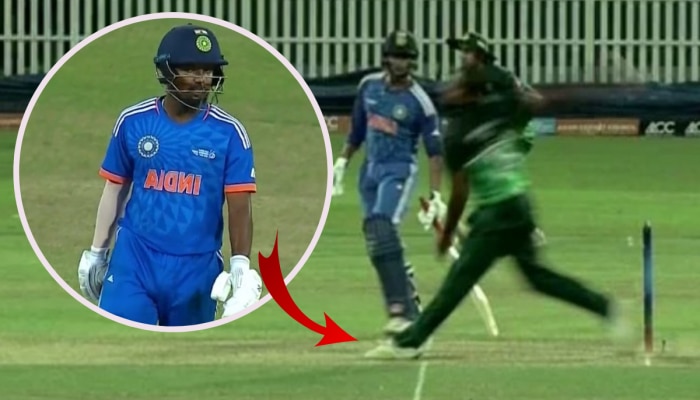 IndA vs PakA: फायनलमध्ये पाकिस्तानकडून रडीचा डाव, क्लियर No Ball असताना दिलं आऊट; पाहा Video