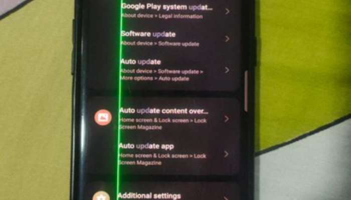 Tech News How to fix green line on Android phone