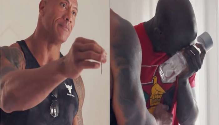  The Rock Dwayne Johnson : जिममध्ये झोपणाऱ्या UFC फायटरला रॉकनं गिफ्ट केलं घर!