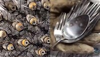 Video: ये दिल मांगे 'मोर'! पठ्ठ्यानं चमचांपासून साकारली अत्यंत सुंदर कलाकृती