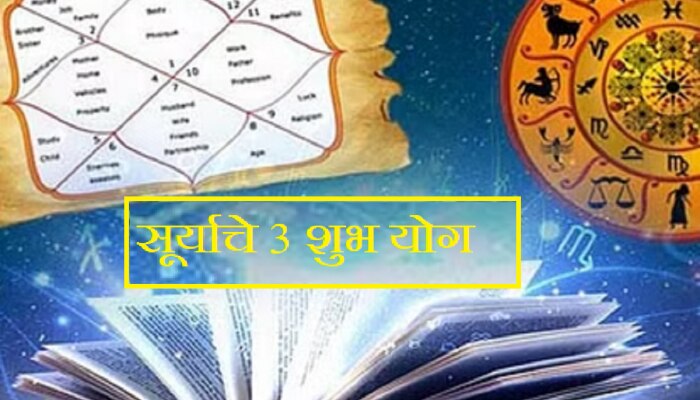 Surya Yog : सूर्यदेवामुळे बनले 3 शुभ योग! ही लोक जगतात राजासारख आयुष्य 