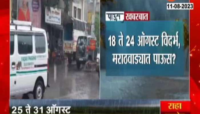 Return of rain in the state in next 7 days 