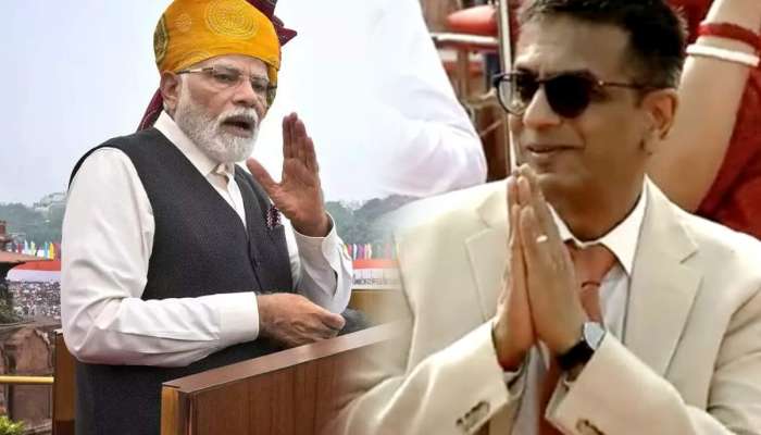 ...अन् PM मोदींचं &#039;ते&#039; वाक्य ऐकून सरन्यायाधीशांनी जोडले हात; पाहा Video