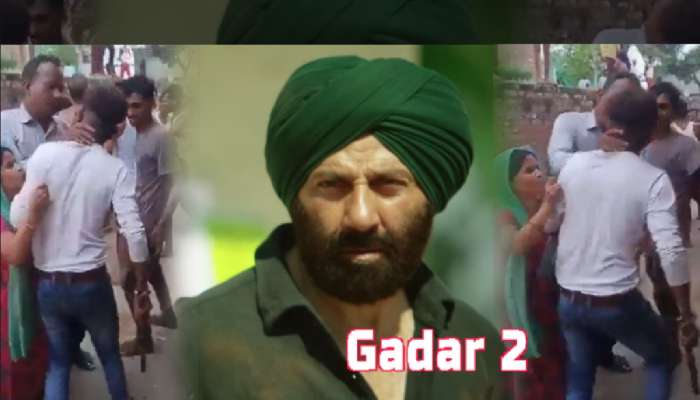 'गदर-2'ची स्टोरी सांगणाऱ्या तरुणाला घरात घुसून मारलं; धक्कादायक Video आला समोर