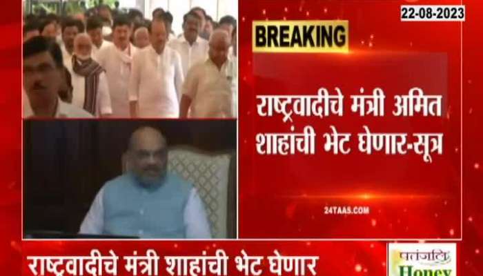 NCP Ajit Pawar Group Ministers To Meet Amit Shah