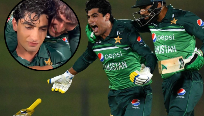 AFG vs PAK : 'आज माझी आई असती तर...', विजयानंतर नसीम शाहच्या डोळ्यात तरळले अश्रू; पाहा Video