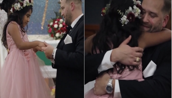  VIDEO : वधूच्या मुलीसाठी लग्नाच्या स्टेजवर नवरदेवाचं भावनिक भाषण, तुमच्याही डोळ्यात येईल अश्रू