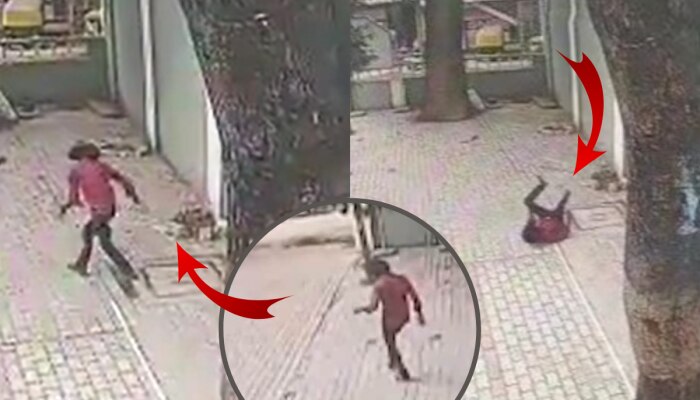 Viral Video : तुरुंगातील 40 फूट भिंतीवरून मारली उडी अन् कैद्याने लंगडत लंगडत ठोकली धूम; घटना CCTV मध्ये कैद!