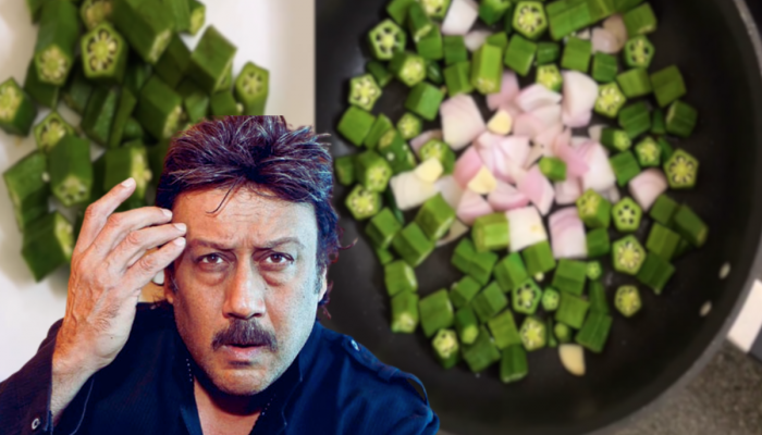 Video : 'कांदा लेनेका, चौकंडी काटनेका'; जॅकी श्रॉफनं सांगितली भेंडीच्या भाजीची सोपी रेसिपी 