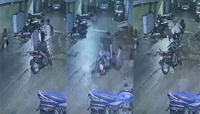 बाईकवरुन खाली पडले म्हणून बाप आणि मुलगा मदतीसाठी धावले, पण पुढे भलतच घडलं