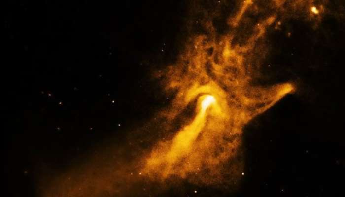 NASA captures stunning 'Hand of God picture