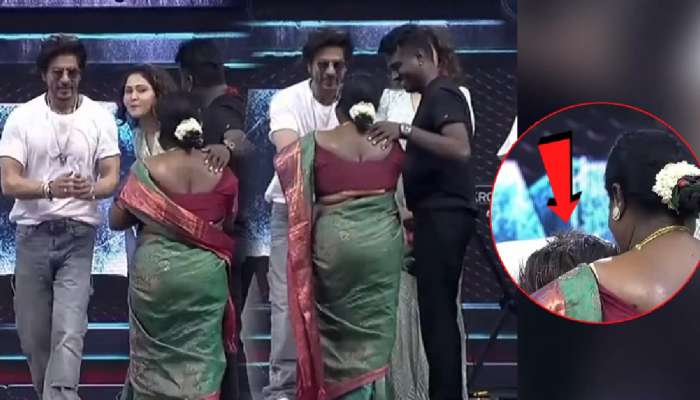 ...अन् शाहरुख खान स्टेजवर आलेल्या 'त्या' महिलेसमोर नतमस्तक झाला; Video चर्चेत