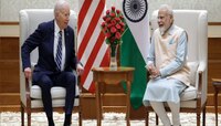 पंतप्रधान निवासस्थानी मोदी-बायडेन भेट, अनेक मुद्द्यांवर चर्चा... 