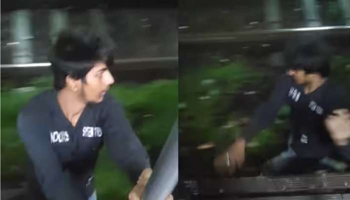 Video : प्लॅटफॉर्म येण्याआधीच तरुणाने लोकल ट्रेनमधून मारली उडी; कुर्ला-मानखुर्द दरम्यान प्रकार