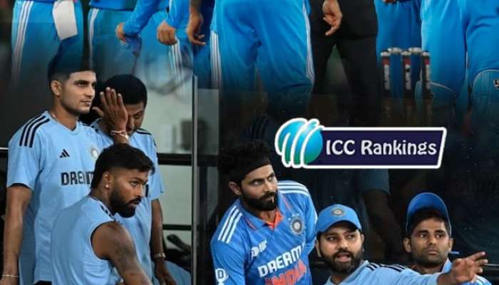 ICC ODI rankings top 10 includes 3 Indian batters bowling list have 2 Indian names