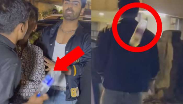 आधी सेल्फी काढला मग बाटली फेकून मारली... अभिनेत्यासोबत धक्कादायक प्रकार VIDEO VIRAL 