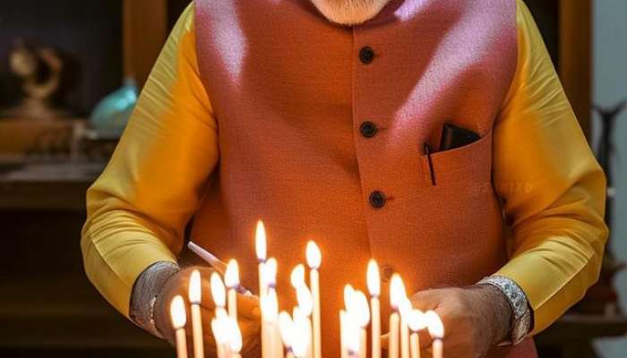 PM Narendra Modi 73th Birthday Celebration AI Photos Viral News in Marathi